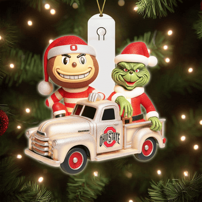 COMBO OSB CHRISTMAS TREE TOPPER WITH LED ORNAMENT LNTH