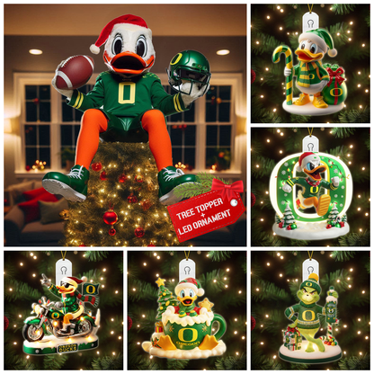 COMBO ORD CHRISTMAS TREE TOPPER WITH LED ORNAMENT LNTH