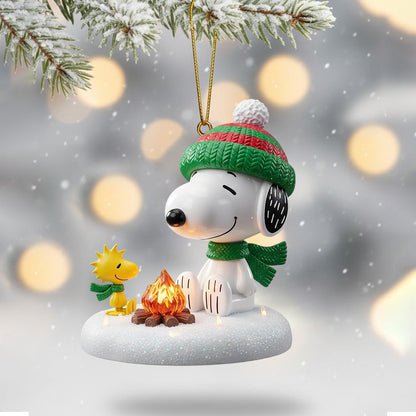 COMBO SNPY CHRISTMAS SNOWBALL LED LIGHT WITH ORNAMENT TNSM