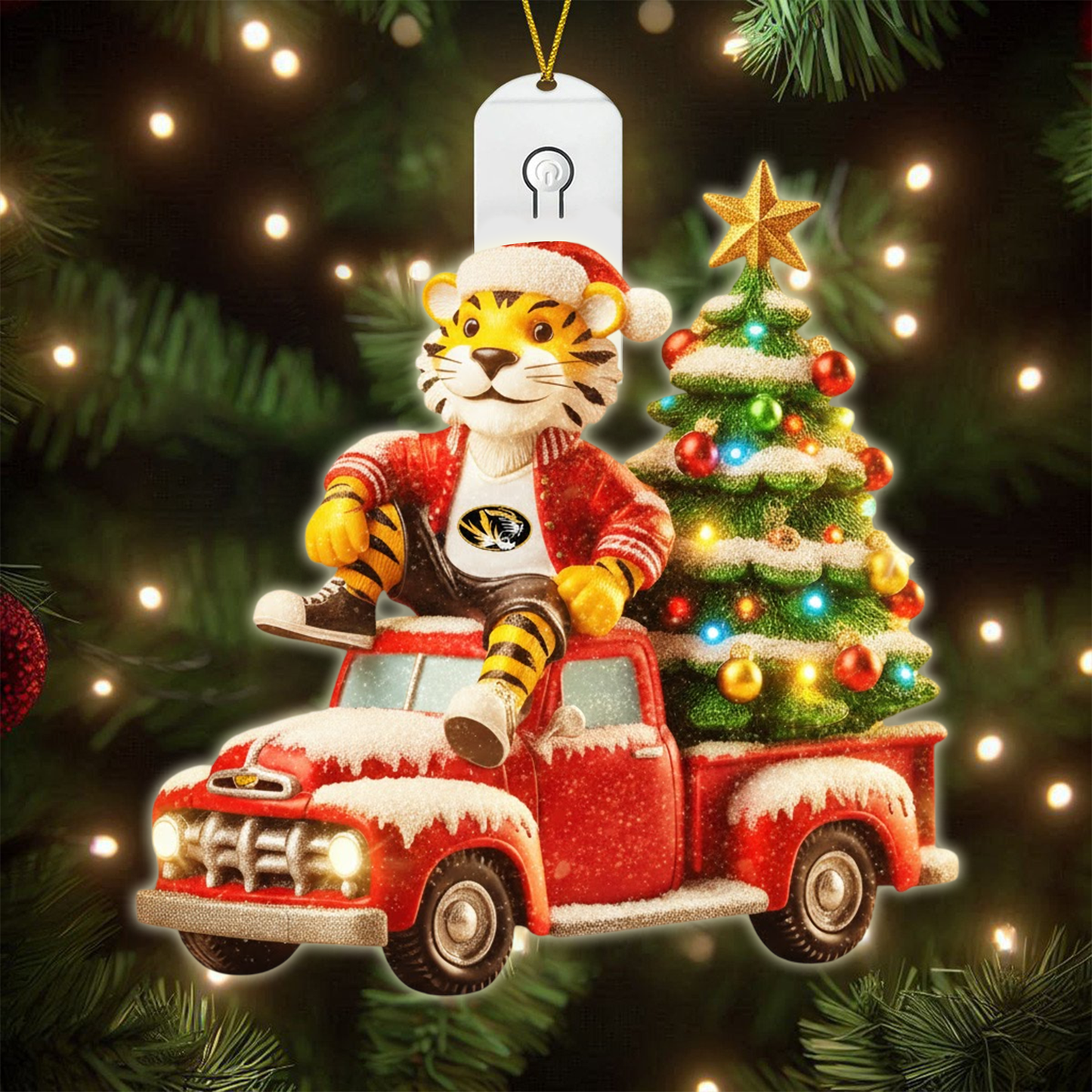 COMBO MSTG CHRISTMAS TREE TOPPER WITH LED ORNAMENT LNTH