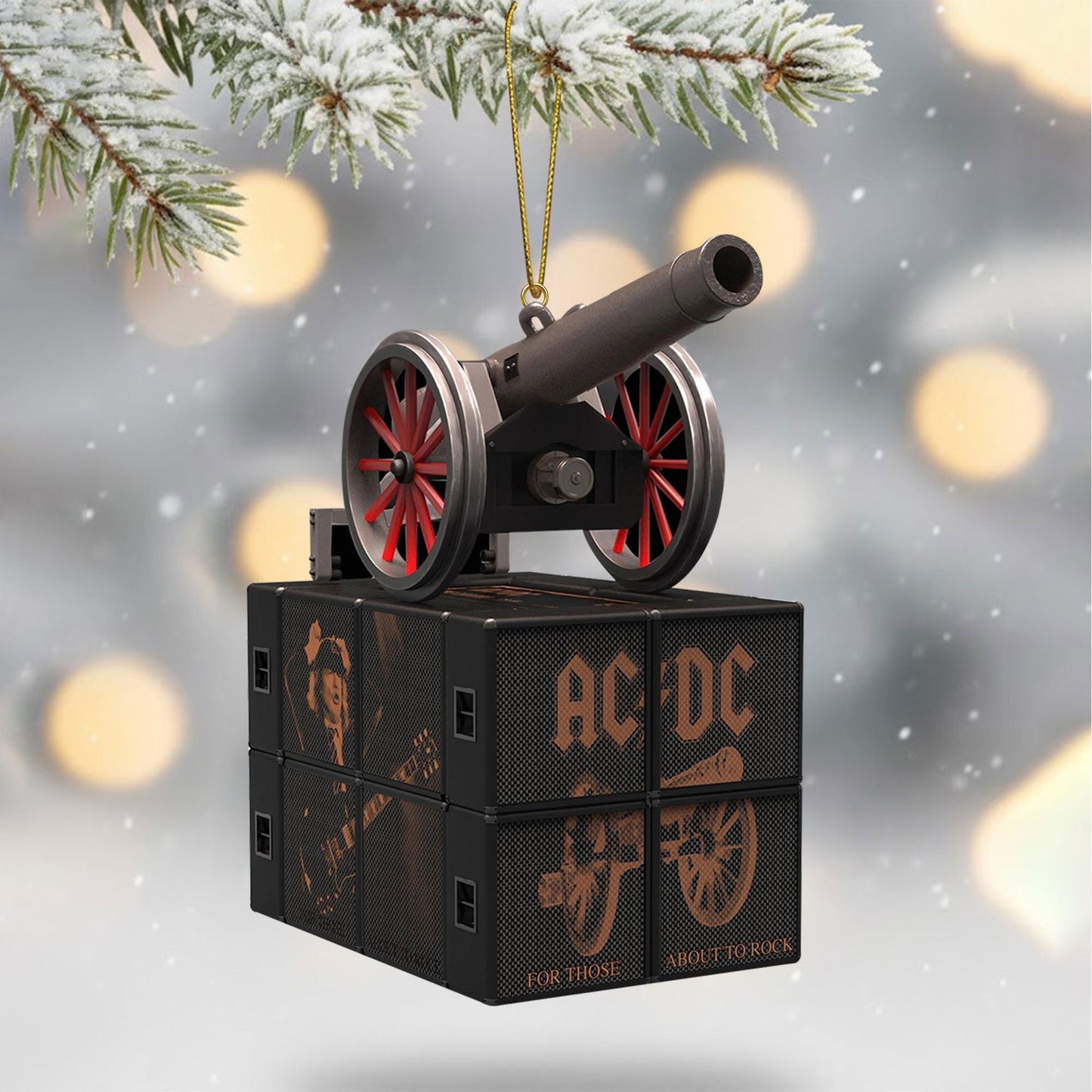COMBO ACD CHRISTMAS TREE TOPPER WITH ORNAMENT DAT