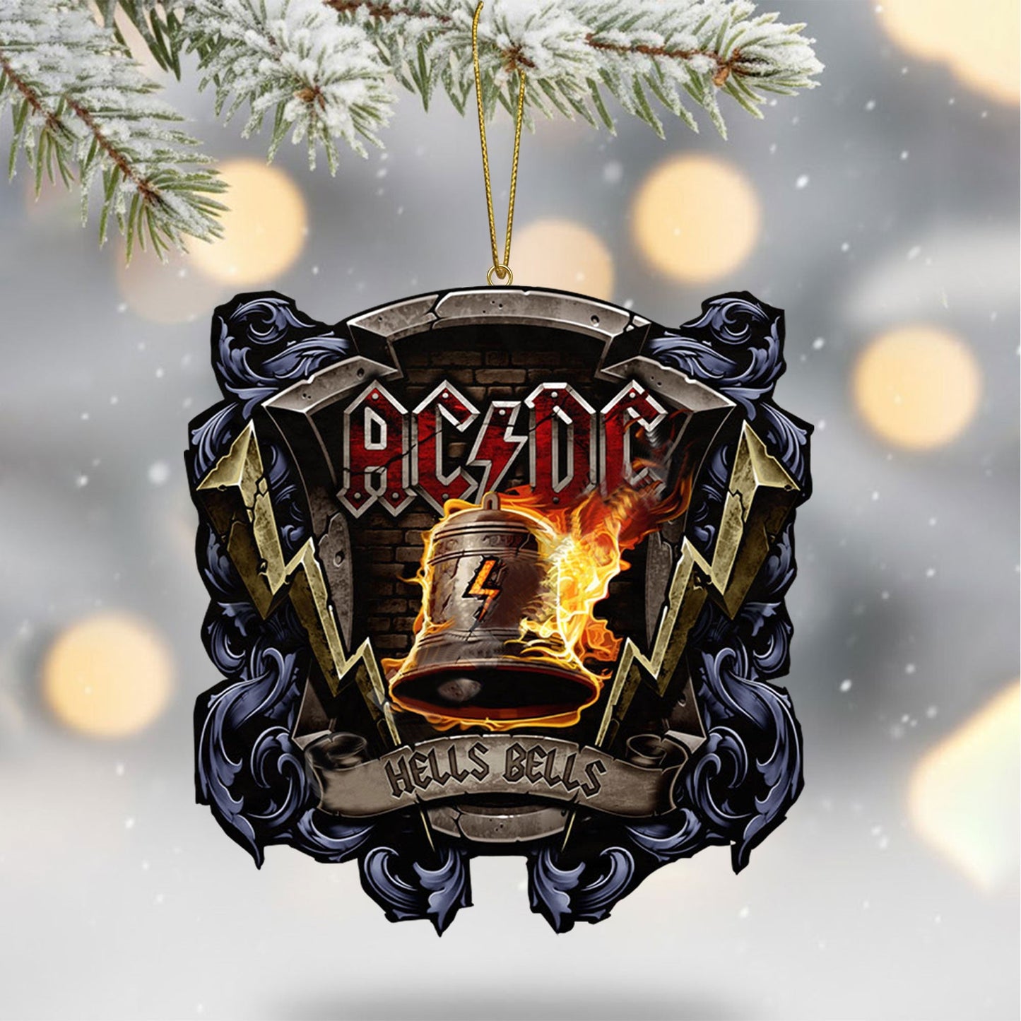 COMBO ACD CHRISTMAS TREE TOPPER WITH ORNAMENT DAT