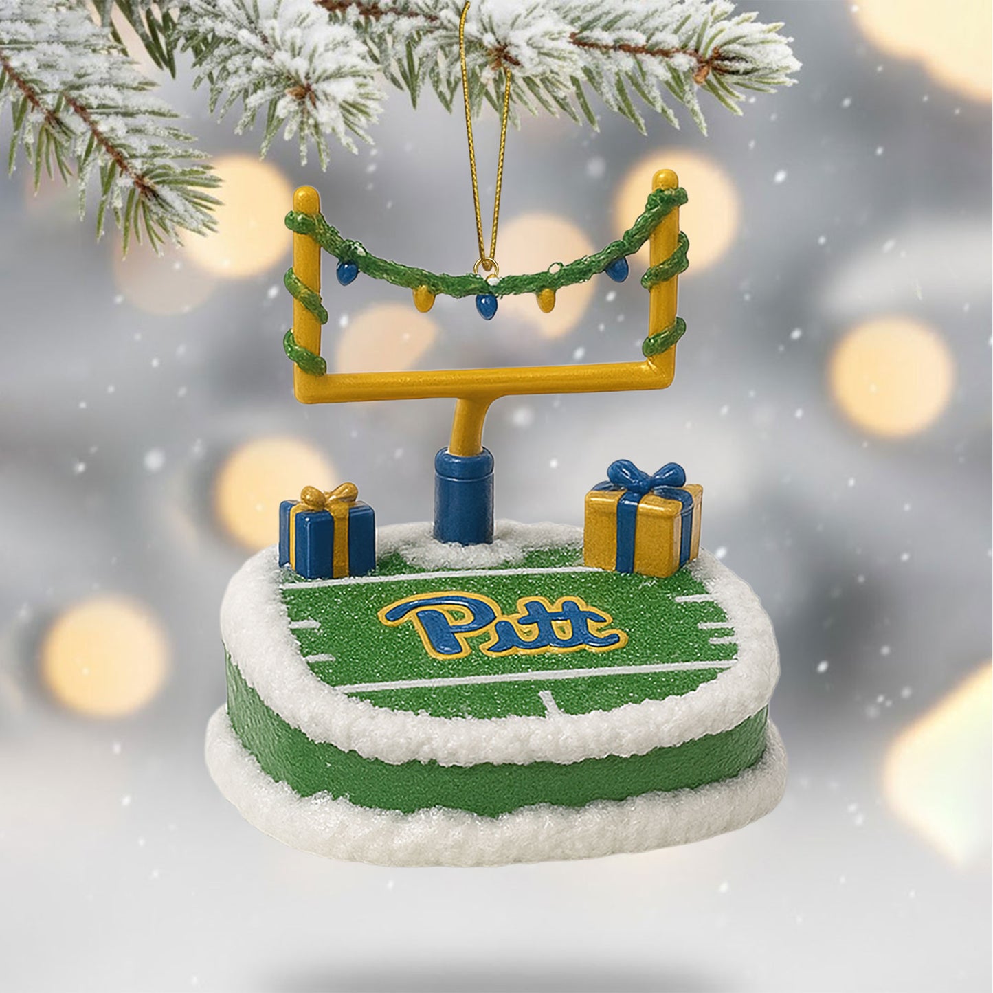 COMBO PITTS CHRISTMAS TREE TOPPER WITH ORNAMENT DAT