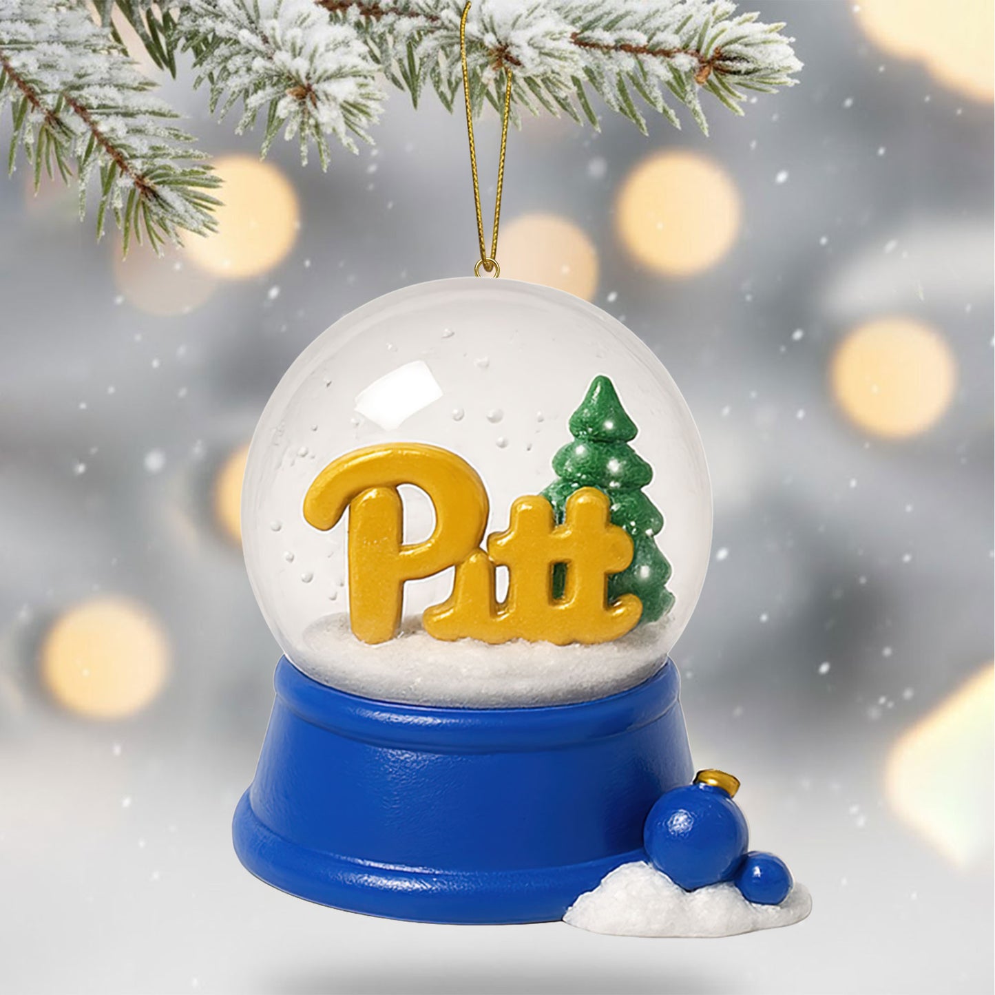 COMBO PITTS CHRISTMAS TREE TOPPER WITH ORNAMENT DAT