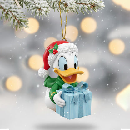 COMBO MICK CHRISTMAS SNOWBALL LED LIGHT WITH ORNAMENT TNSM