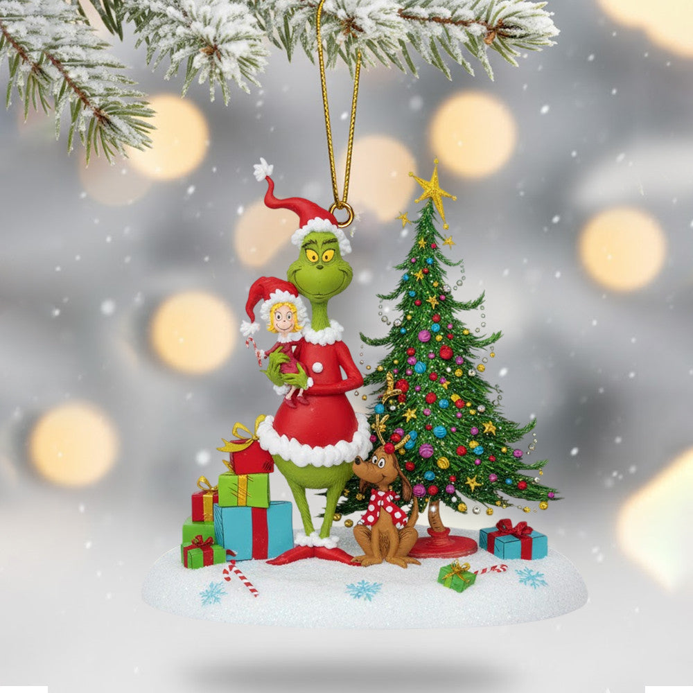 COMBO TGR CHRISTMAS SNOWBALL LED LIGHT WITH ORNAMENT TNSM