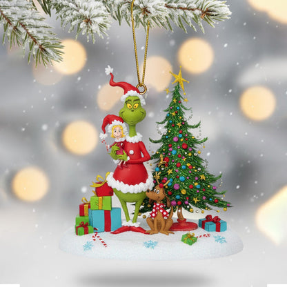 COMBO TGR CHRISTMAS SNOWBALL LED LIGHT WITH ORNAMENT TNSM