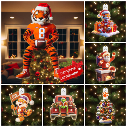 COMBO CTFB CHRISTMAS TREE TOPPER WITH LED ORNAMENT LNTH