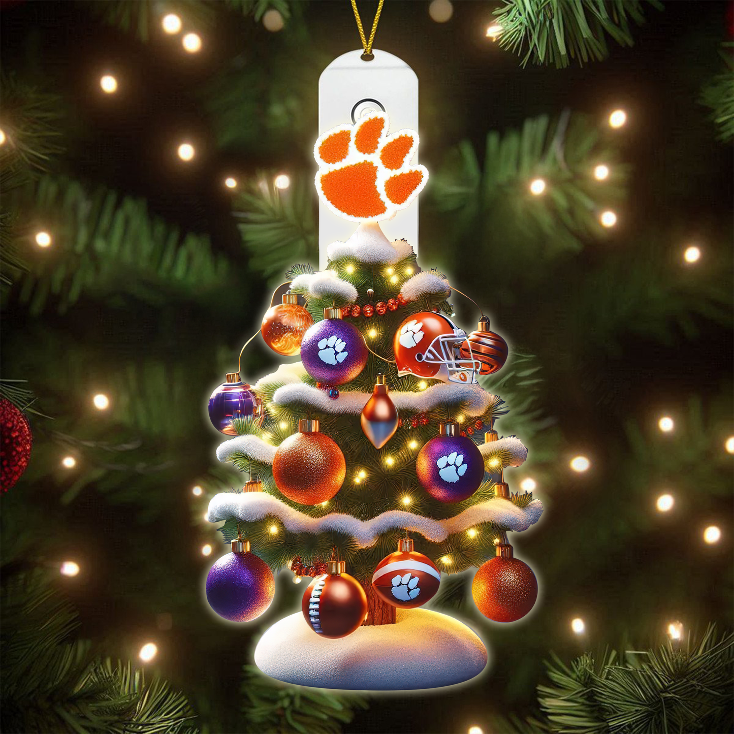 COMBO CTFB CHRISTMAS TREE TOPPER WITH LED ORNAMENT LNTH