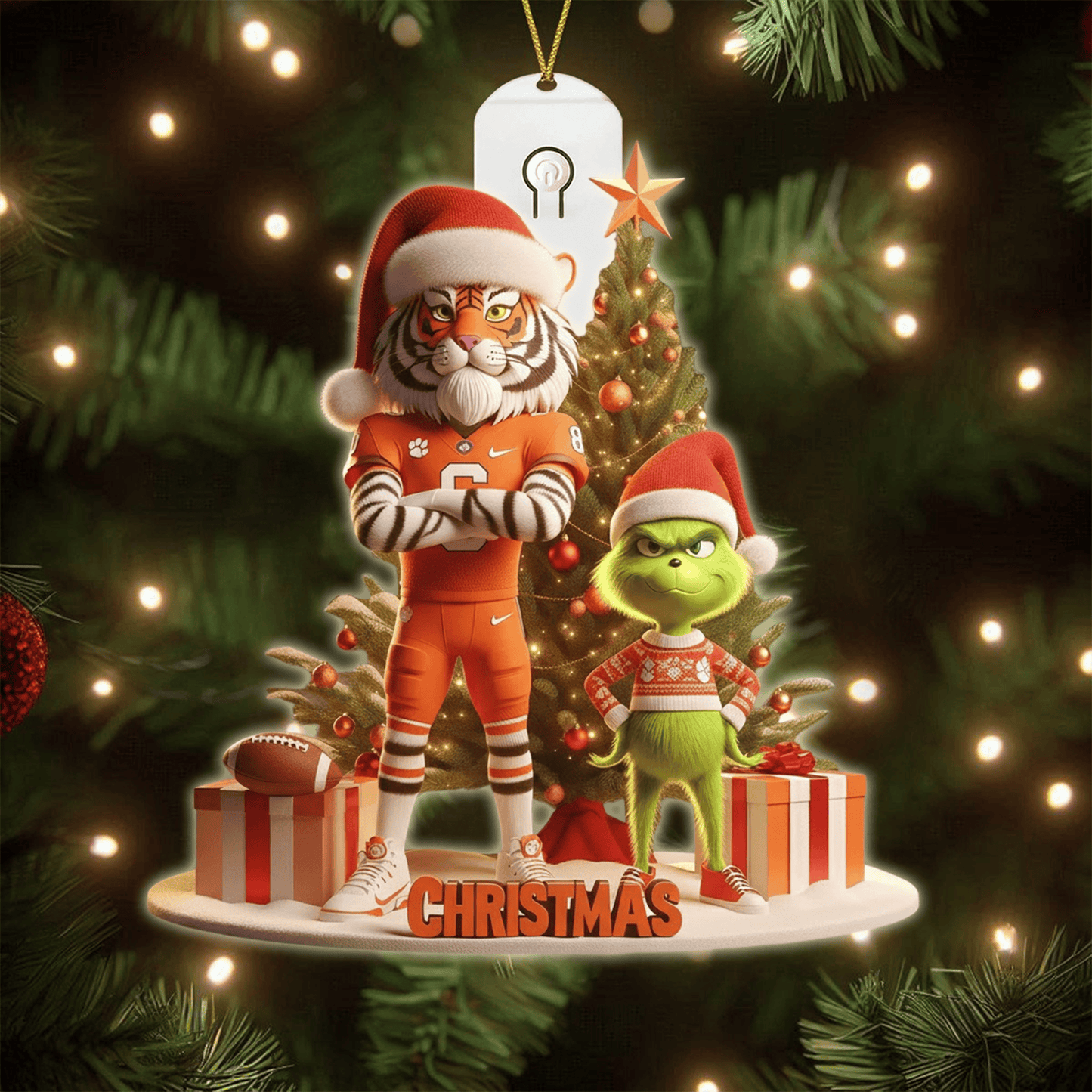 COMBO CTFB CHRISTMAS TREE TOPPER WITH LED ORNAMENT LNTH