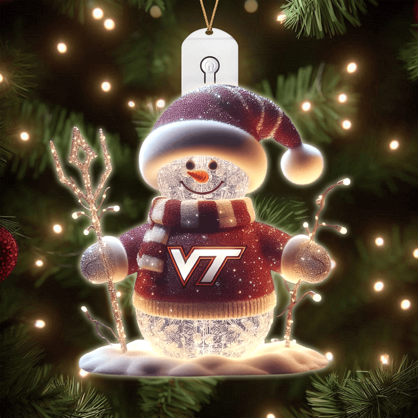 COMBO VTH CHRISTMAS TREE TOPPER WITH LED ORNAMENT LNTH