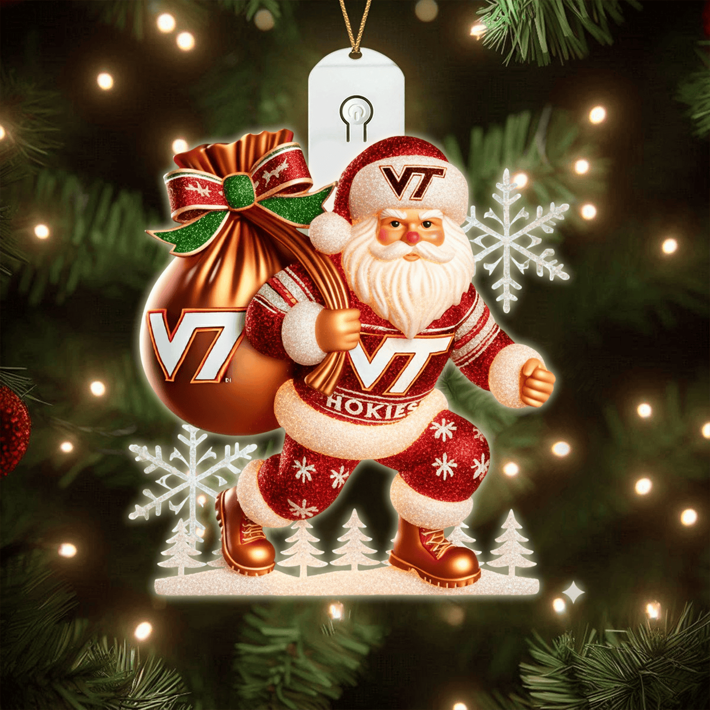 COMBO VTH CHRISTMAS TREE TOPPER WITH LED ORNAMENT LNTH