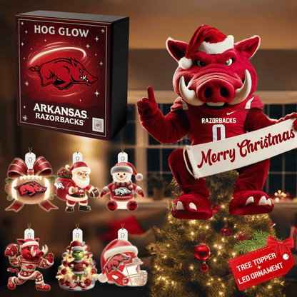 COMBO AKR CHRISTMAS TREE TOPPER WITH LED ORNAMENT LNTH