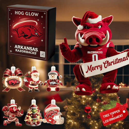 COMBO AKR CHRISTMAS TREE TOPPER WITH LED ORNAMENT LNTH