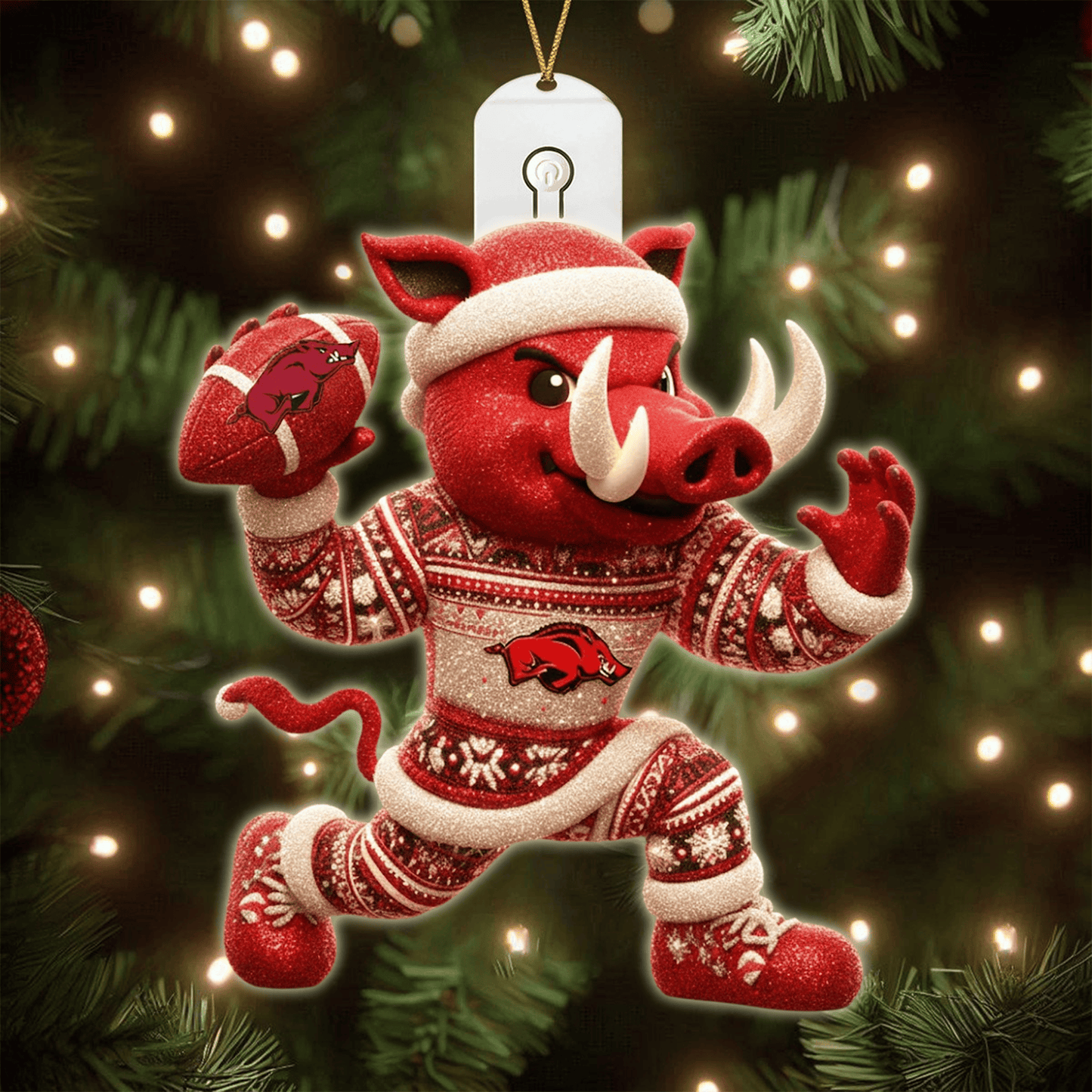 COMBO AKR CHRISTMAS TREE TOPPER WITH LED ORNAMENT LNTH