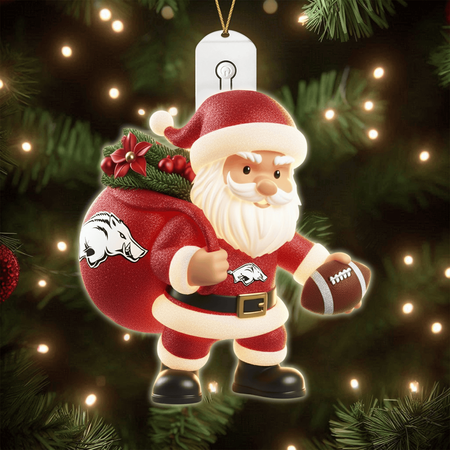 COMBO AKR CHRISTMAS TREE TOPPER WITH LED ORNAMENT LNTH