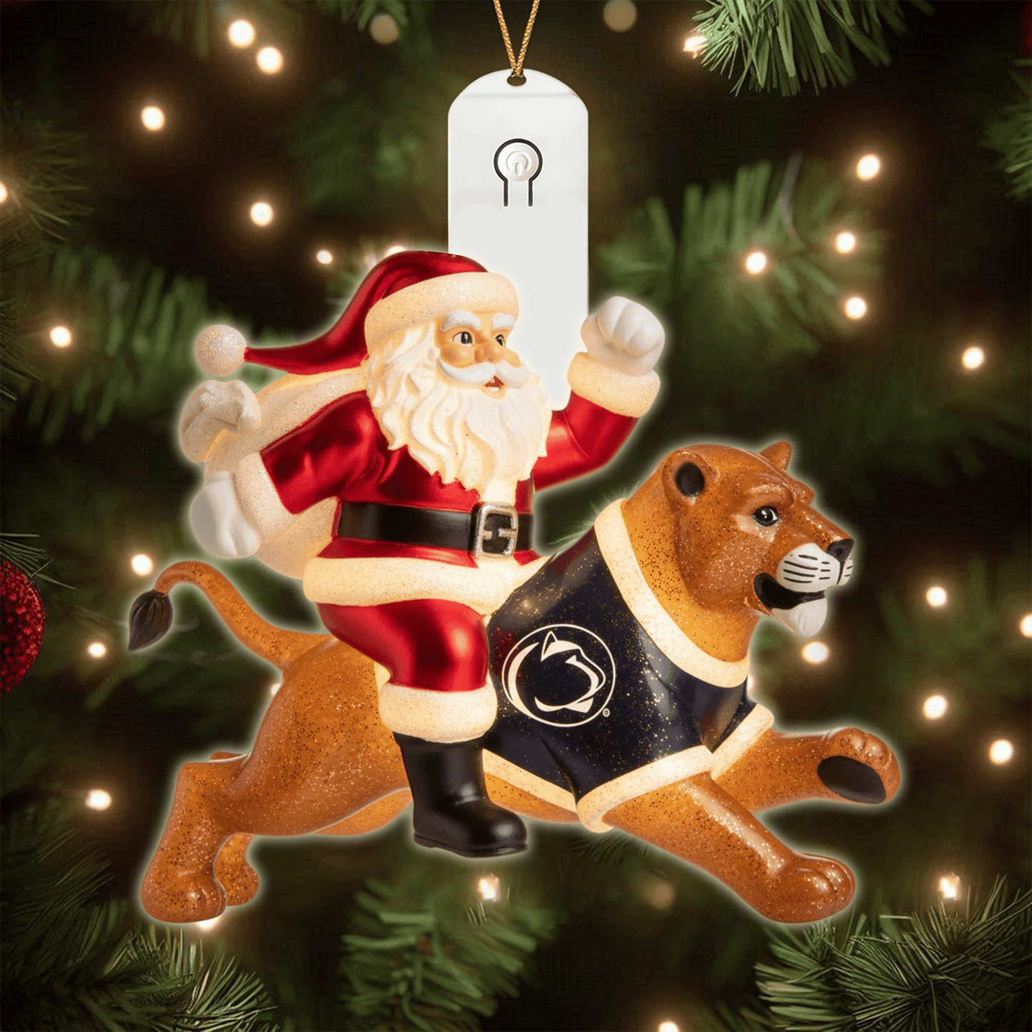 COMBO PSNL CHRISTMAS TREE TOPPER WITH LED ORNAMENT LNTH