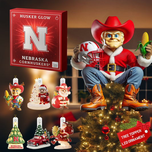 COMBO NCH CHRISTMAS TREE TOPPER WITH LED ORNAMENT LNTH