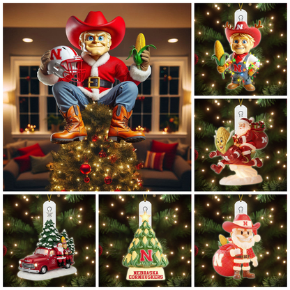 COMBO NCH CHRISTMAS TREE TOPPER WITH LED ORNAMENT LNTH
