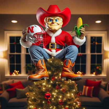 COMBO NCH CHRISTMAS TREE TOPPER WITH LED ORNAMENT LNTH