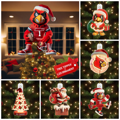 COMBO LVC CHRISTMAS TREE TOPPER WITH LED ORNAMENT LNTH