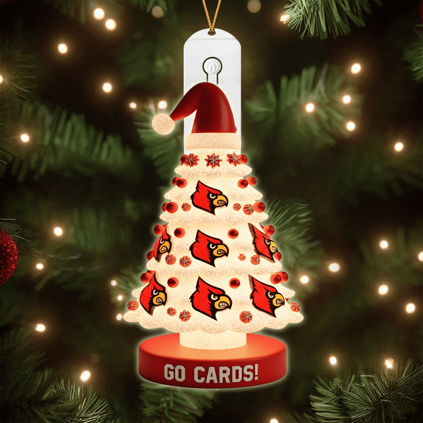 COMBO LVC CHRISTMAS TREE TOPPER WITH LED ORNAMENT LNTH