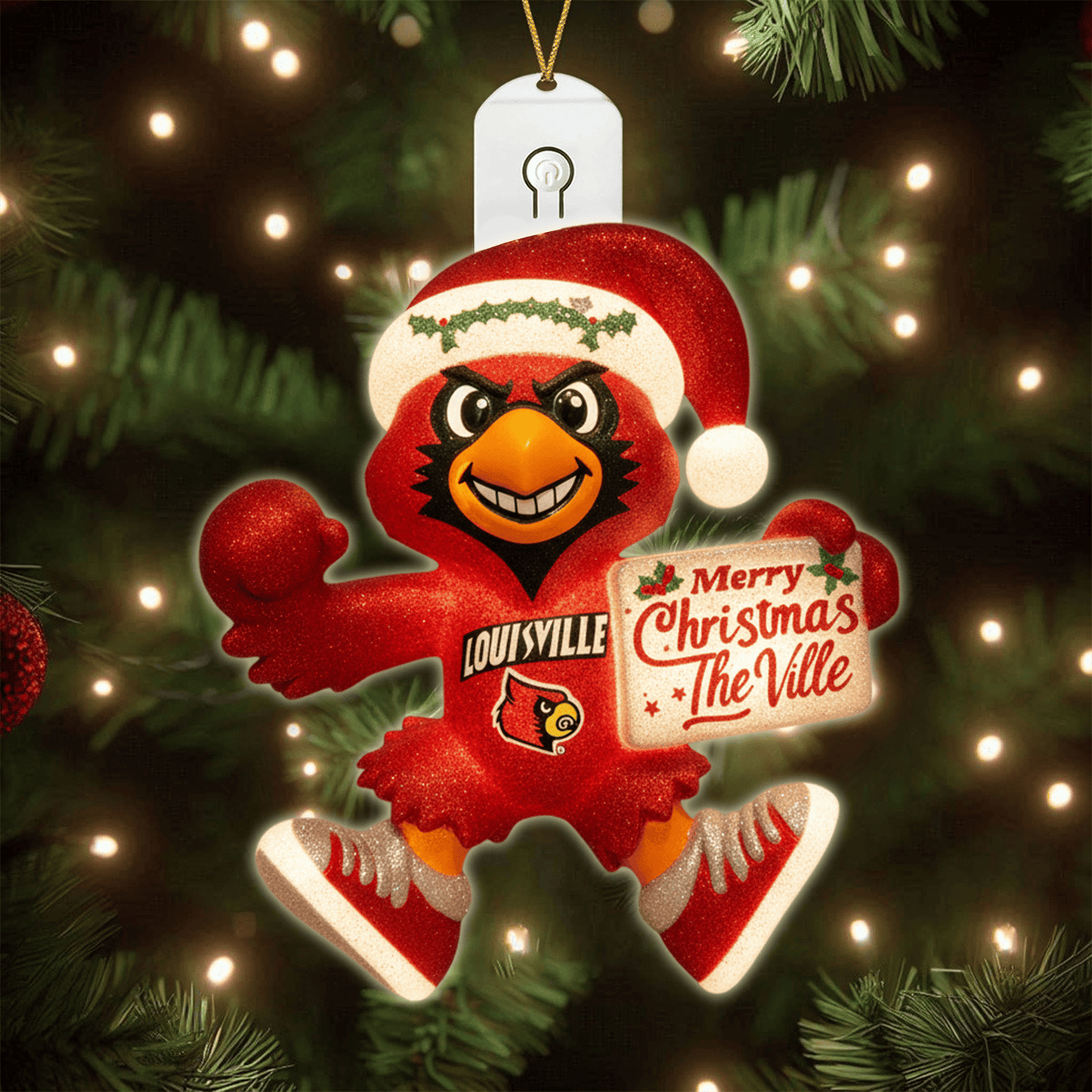 COMBO LVC CHRISTMAS TREE TOPPER WITH LED ORNAMENT LNTH