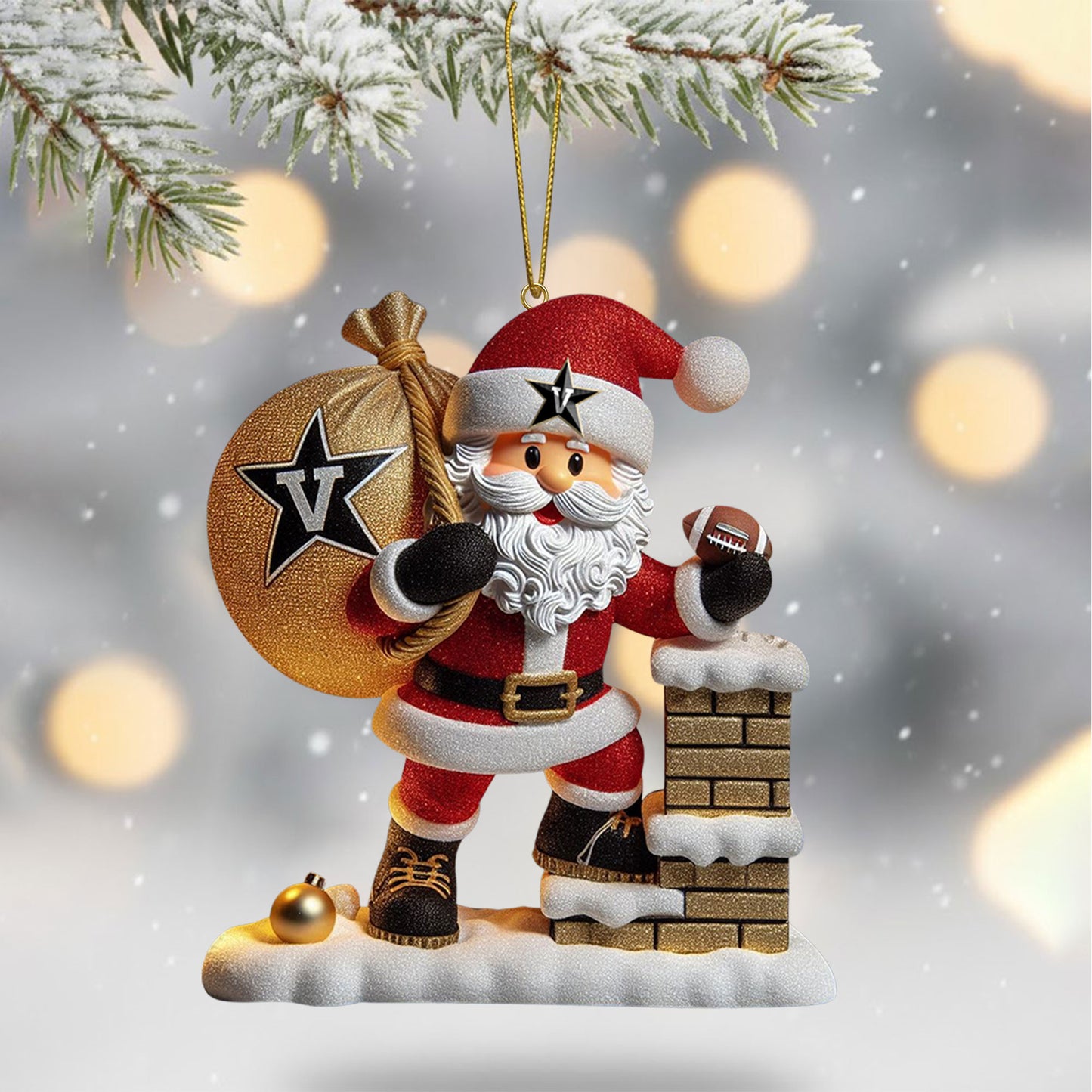 COMBO VDBC CHRISTMAS TREE TOPPER WITH ORNAMENT DAT