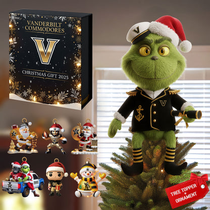 COMBO VDBC CHRISTMAS TREE TOPPER WITH ORNAMENT DAT