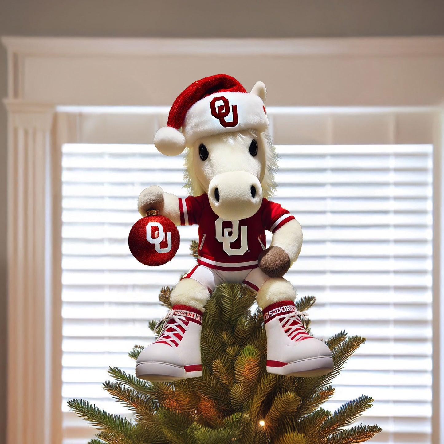 COMBO OSN CHRISTMAS TREE TOPPER WITH ORNAMENT DAT