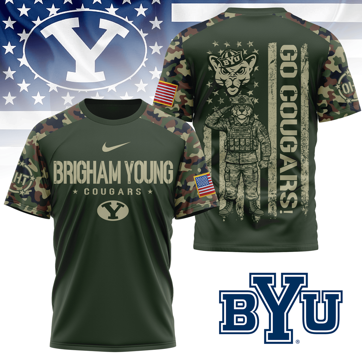 PREMIUM BYU 3D SHIRT LNTH