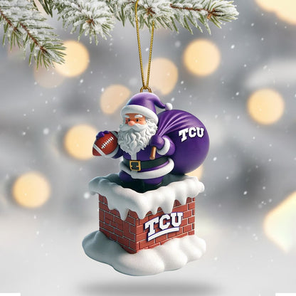 COMBO TCU CHRISTMAS TREE TOPPER WITH ORNAMENT DAT