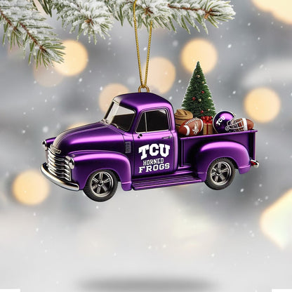 COMBO TCU CHRISTMAS TREE TOPPER WITH ORNAMENT DAT