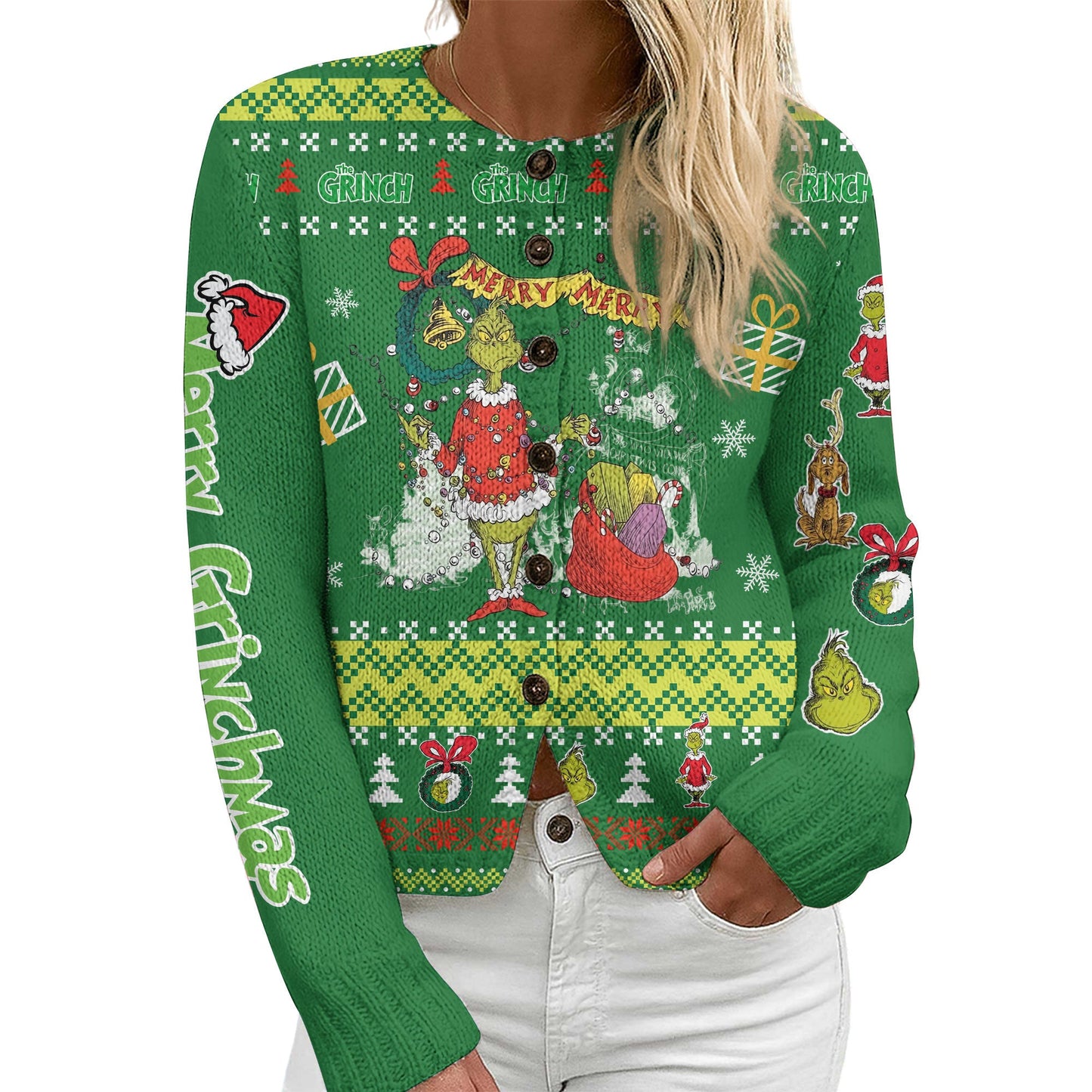 TGR CARDIGAN SWEATSHIRT WITH BUTTON TNSM