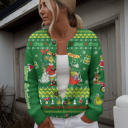 TGR CARDIGAN SWEATSHIRT WITH BUTTON TNSM