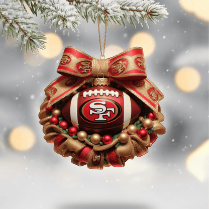 COMBO SF49 CHRISTMAS TREE TOPPER WITH ORNAMENT DAT