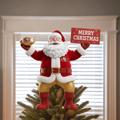 COMBO SF49 CHRISTMAS TREE TOPPER WITH ORNAMENT DAT