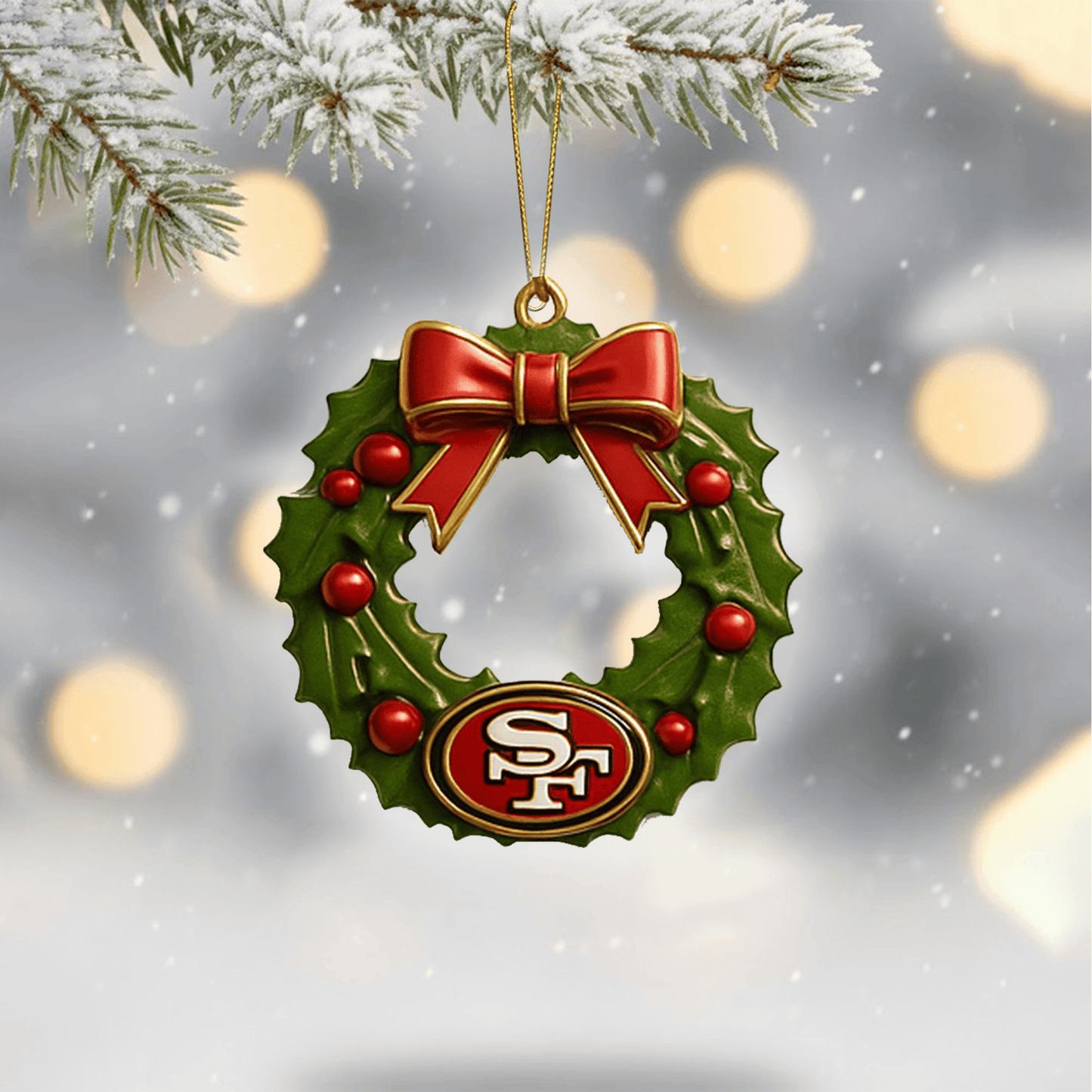 COMBO SF49 CHRISTMAS TREE TOPPER WITH ORNAMENT DAT