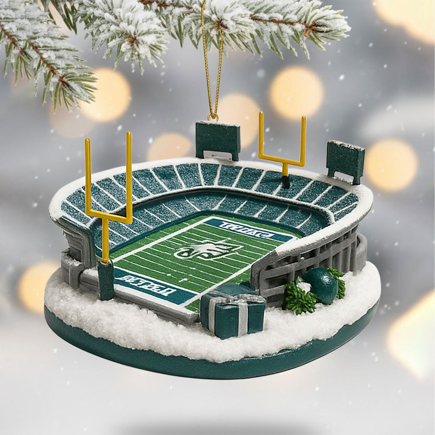 COMBO PLDE CHRISTMAS TREE TOPPER WITH ORNAMENT DAT