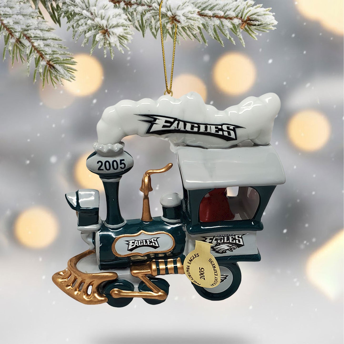 COMBO PLDE CHRISTMAS TREE TOPPER WITH ORNAMENT DAT