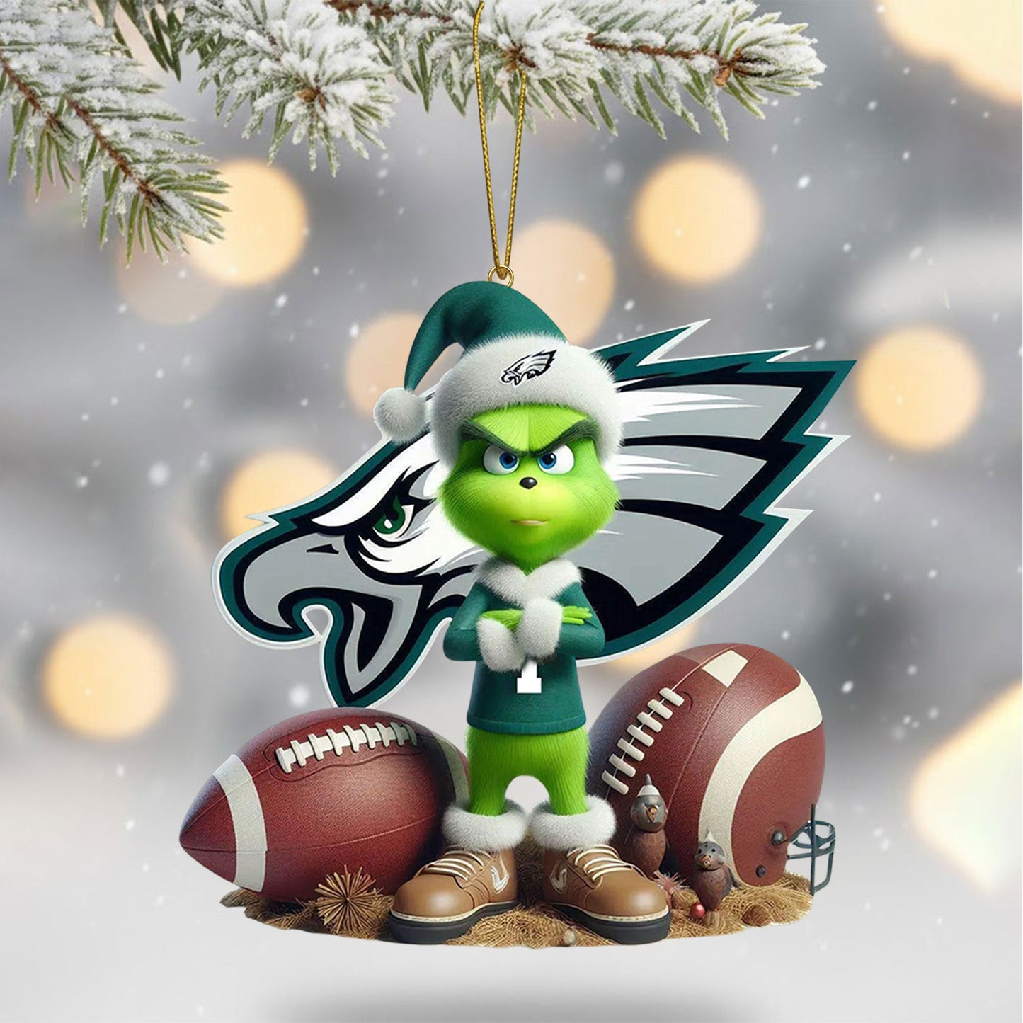 COMBO PLDE CHRISTMAS TREE TOPPER WITH ORNAMENT DAT