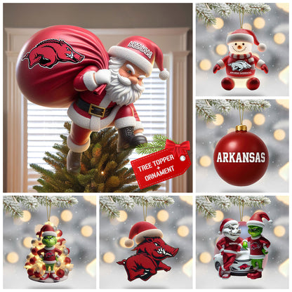 COMBO AKR CHRISTMAS TREE TOPPER WITH ORNAMENT DAT