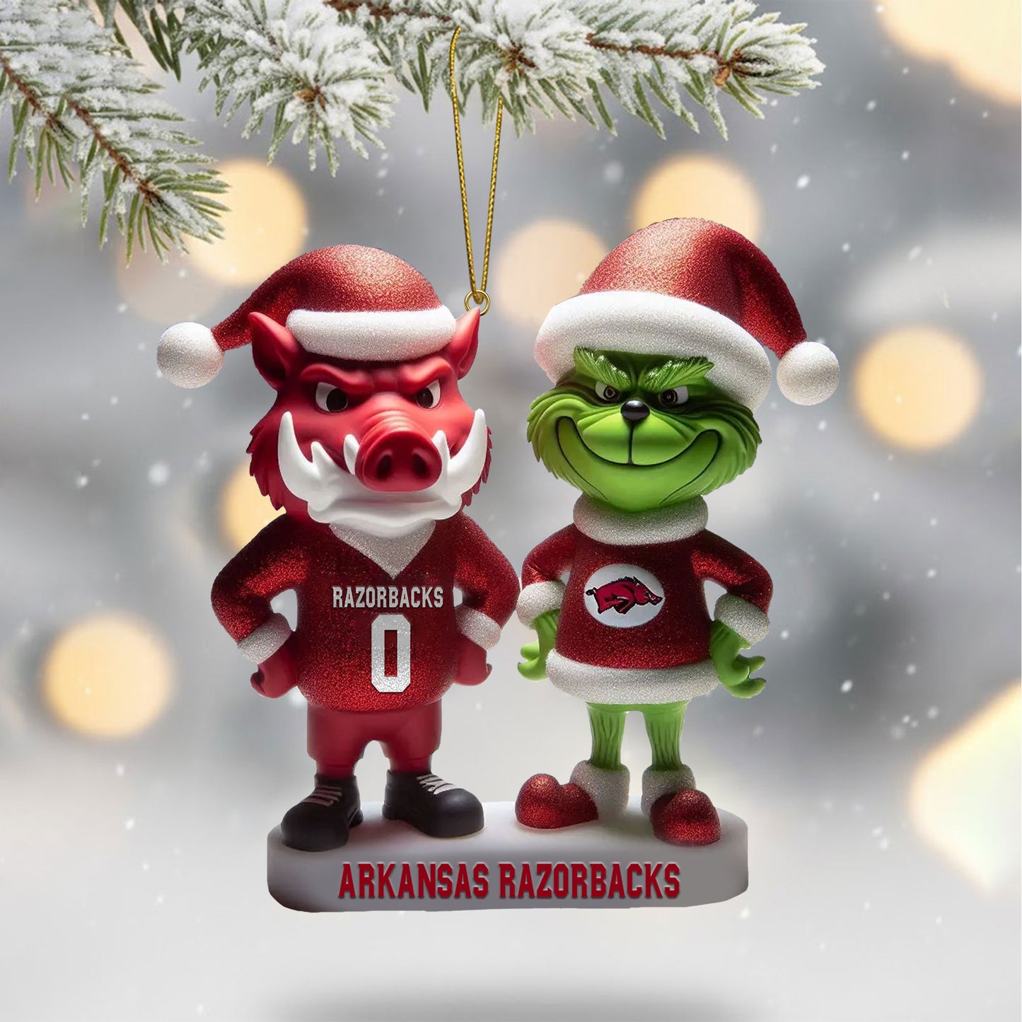 COMBO AKR CHRISTMAS TREE TOPPER WITH ORNAMENT DAT