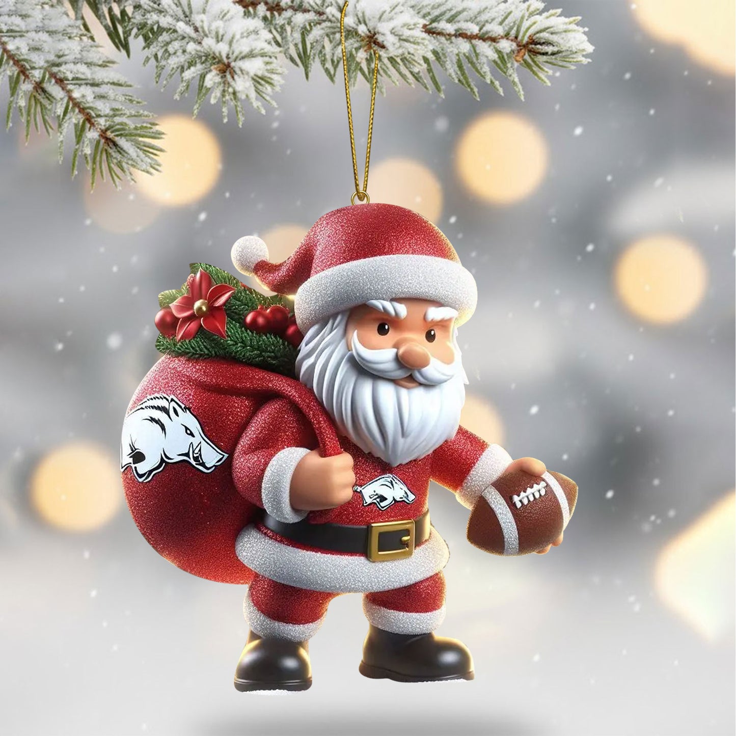 COMBO AKR CHRISTMAS TREE TOPPER WITH ORNAMENT DAT