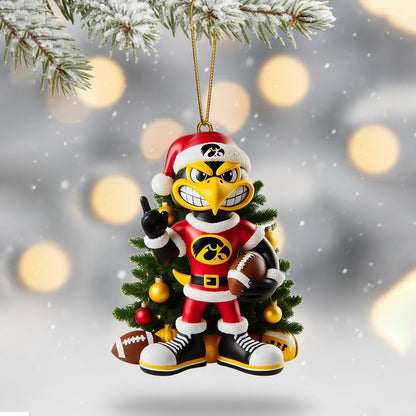 COMBO IWHK CHRISTMAS TREE TOPPER WITH ORNAMENT DAT