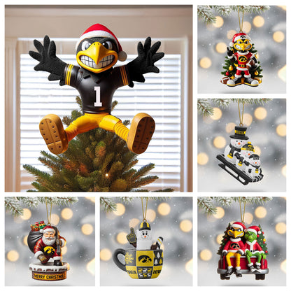 COMBO IWHK CHRISTMAS TREE TOPPER WITH ORNAMENT DAT