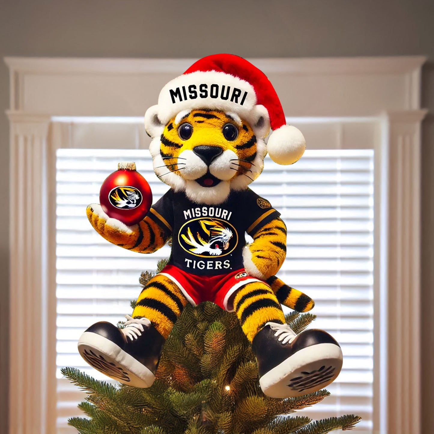 COMBO MSTG CHRISTMAS TREE TOPPER WITH ORNAMENT DAT