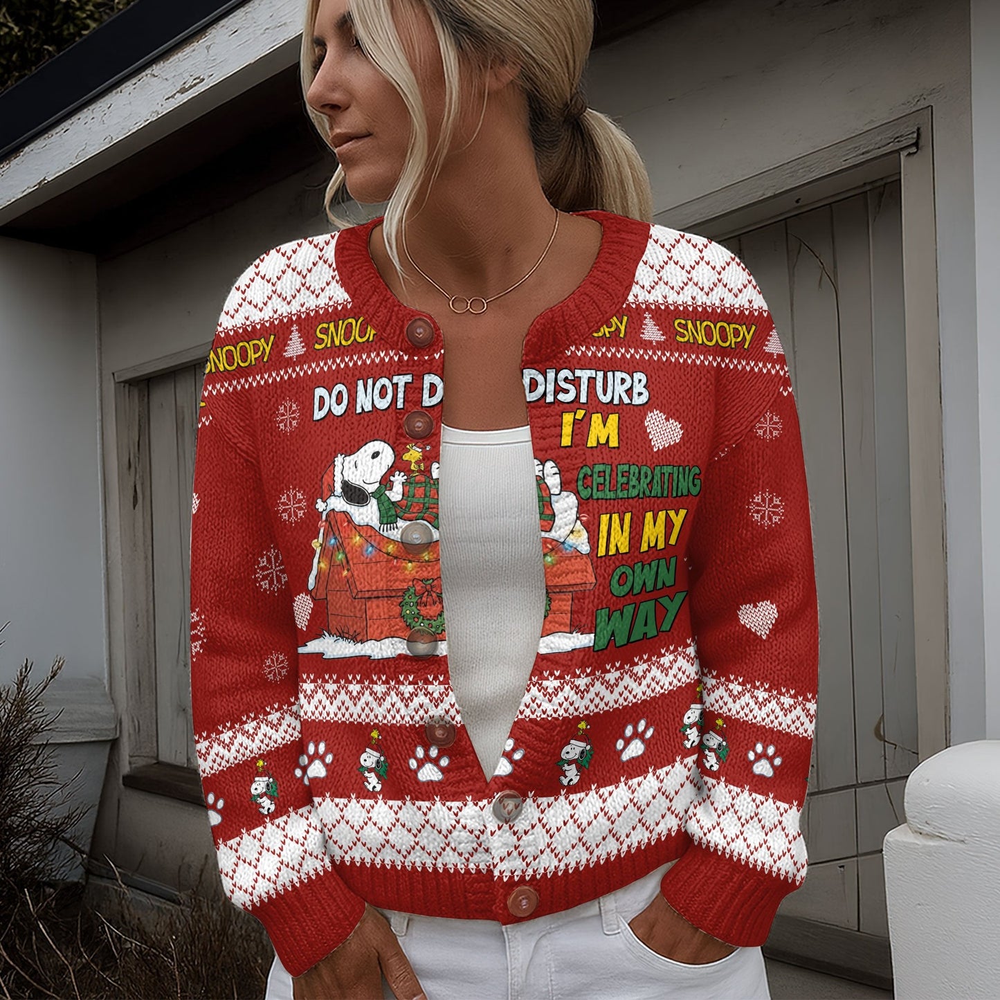 SNPY CARDIGAN SWEATSHIRT WITH BUTTON HTTT