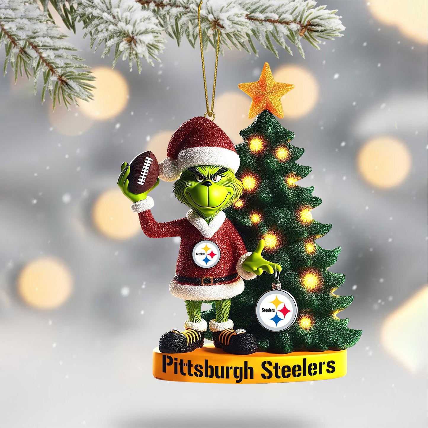 COMBO PBS CHRISTMAS TREE TOPPER WITH ORNAMENT DAT