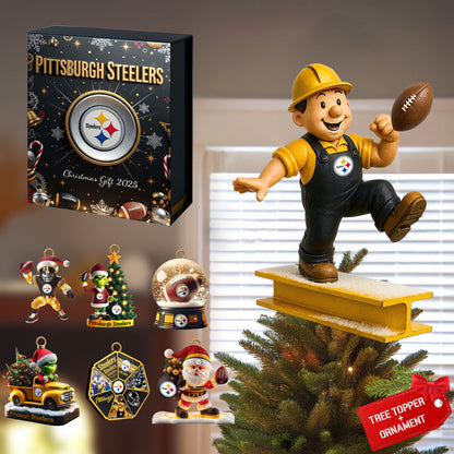 COMBO PBS CHRISTMAS TREE TOPPER WITH ORNAMENT DAT